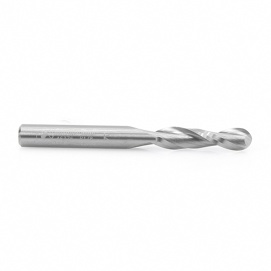 46376 Solid Carbide Up-Cut Ball Nose Spiral 1/4 Dia x 1 Inch x 1/4 Shank Router Bit