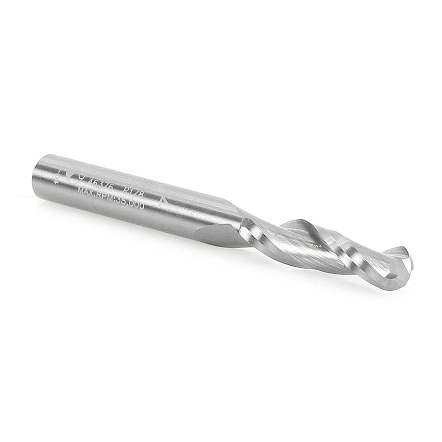 46376 Solid Carbide Up-Cut Ball Nose Spiral 1/4 Dia x 1 Inch x 1/4 Shank Router Bit