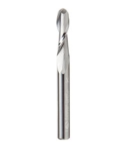 46379 Solid Carbide Up-Cut Spiral Ball Nose 1/8 Radius x 1/4 Dia x 7/8 x 1/4 Shank x 2-1/2 Inch Long x 2 Flute Router Bit