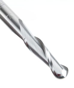 46379 Solid Carbide Up-Cut Spiral Ball Nose 1/8 Radius x 1/4 Dia x 7/8 x 1/4 Shank x 2-1/2 Inch Long x 2 Flute Router Bit
