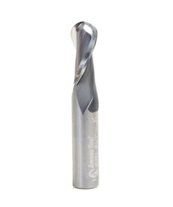 46383 Solid Carbide Up-Cut Spiral Ball Nose 1/4 Radius x 1/2 Dia x 1-1/8 x 1/2 Shank x 3 Inch Long x 2 Flute Router Bit