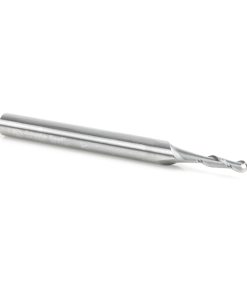 46385 Solid Carbide Up-Cut Spiral Ball Nose 1/16 Radius x 1/8 Dia x 1/2 x 1/4 Shank x 3 Inch Long x 2 Flute Router Bit