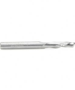 46390 CNC Solid Carbide Compression Spiral for Solid Wood 1/4 Dia x 7/8 x 1/4 Inch Shank Single Flute