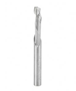 46390 CNC Solid Carbide Compression Spiral for Solid Wood 1/4 Dia x 7/8 x 1/4 Inch Shank Single Flute