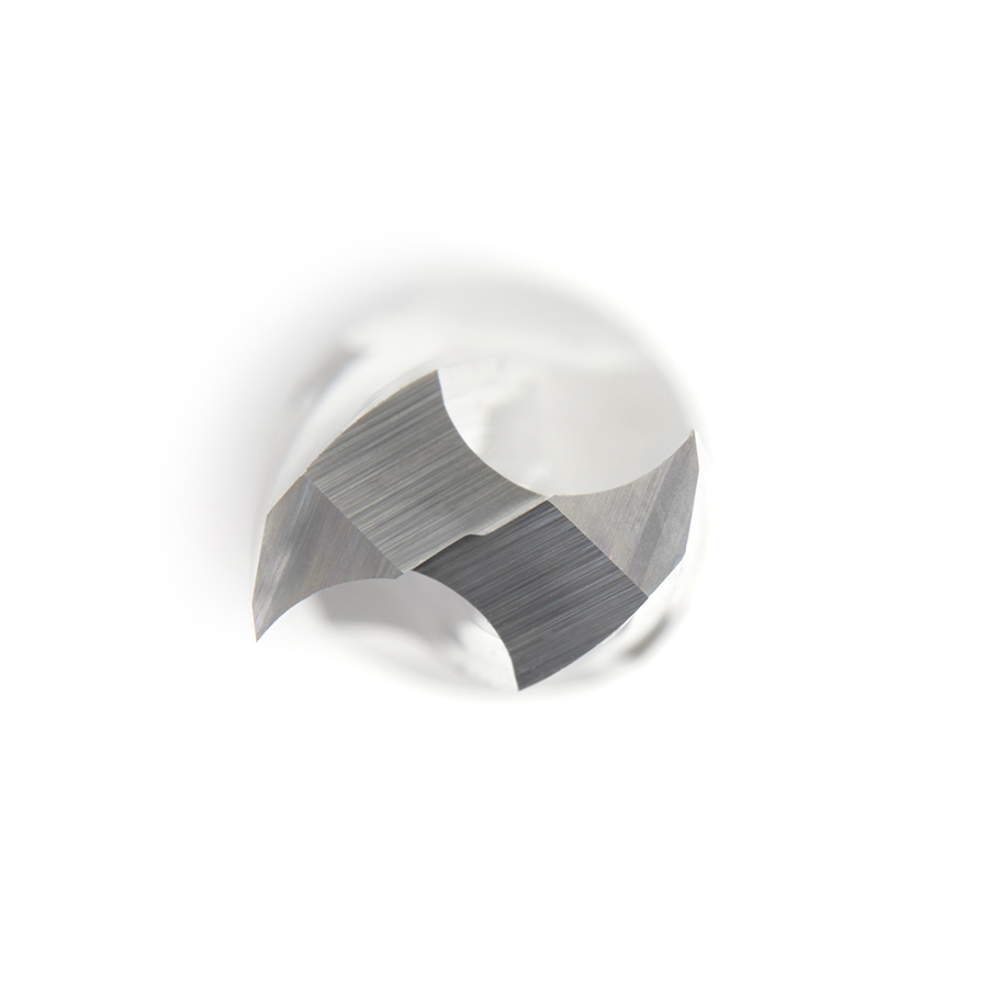 46391 Solid Carbide Slow Spiral O Flute Acrylic Cutting 1/2 Dia x 1-1/4 Inch x 1/2 Shank Up-Cut Router Bit