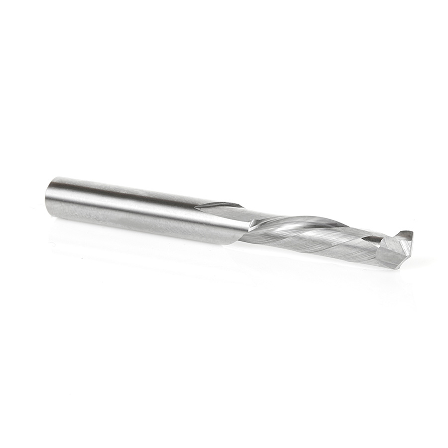 46393 CNC Solid Carbide Mortise Compression Spiral 1/4 Dia x 1 Inch x 1/4 Shank