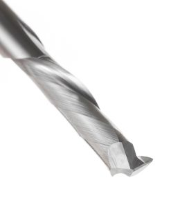 46393 CNC Solid Carbide Mortise Compression Spiral 1/4 Dia x 1 Inch x 1/4 Shank