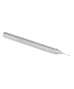 46402 Solid Carbide Spiral Plunge 1/64 Dia x 3/32 x 1/8 Shank x 2 Inch Long Down-Cut