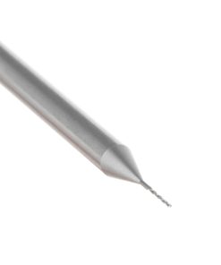 46402 Solid Carbide Spiral Plunge 1/64 Dia x 3/32 x 1/8 Shank x 2 Inch Long Down-Cut
