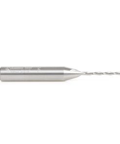46403 Solid Carbide Spiral Plunge 1/16 Dia x 1/2 x 1/4 Shank x 2 Inch Long Down-Cut
