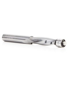 46404 Solid Carbide UltraTrim Spiral 1/2 Dia x 2 Inch x 1/2 Shank with Double Lower Ball Bearing Down-Cut