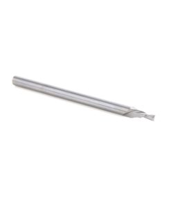 46406 Solid Carbide Spiral Plunge 5/64 Dia x 1/8 x 1/8 Shank x 2 Inch Long Down-Cut