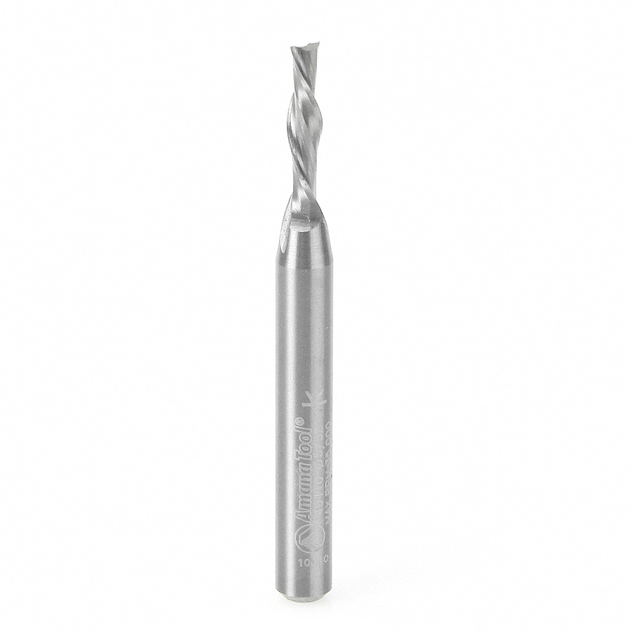 46410 Solid Carbide Spiral Plunge 5/32 Dia x 5/8 x 1/4 Inch Shank Down-Cut