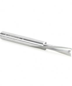 46413 Solid Carbide Slow Spiral O Flute Acrylic Cutting 1/4 Dia x 3/4 x 1/4 Inch Shank Down-Cut Router Bit