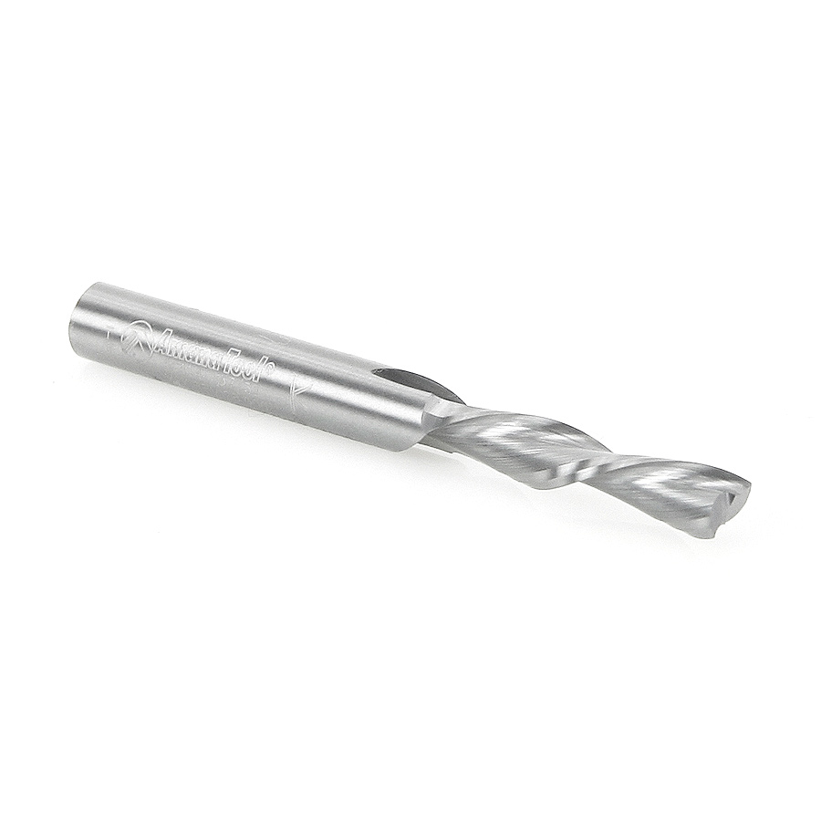 46414 Solid Carbide Spiral Plunge 7/32 Dia x 1 Inch x 1/4 Shank Down-Cut