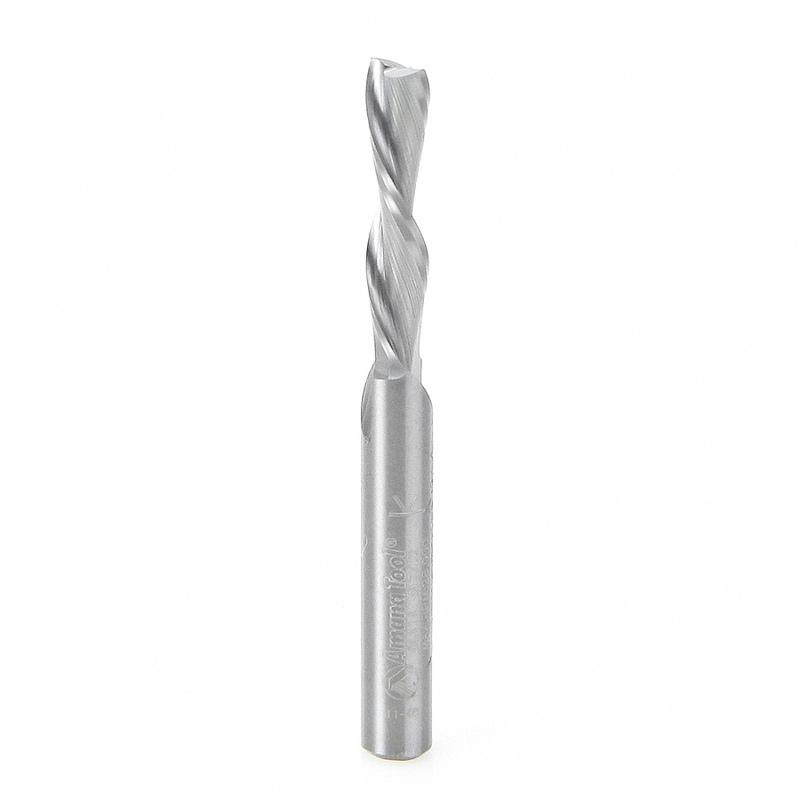 46414 Solid Carbide Spiral Plunge 7/32 Dia x 1 Inch x 1/4 Shank Down-Cut
