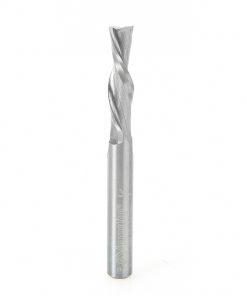 46415 Solid Carbide Spiral Plunge 1/4 Dia x 1 Inch x 1/4 Shank Down-Cut
