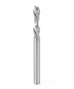 46416 Solid Carbide Spiral Plunge 1/4 Dia x 1-1/8 x 1/4 Inch Shank Down-Cut