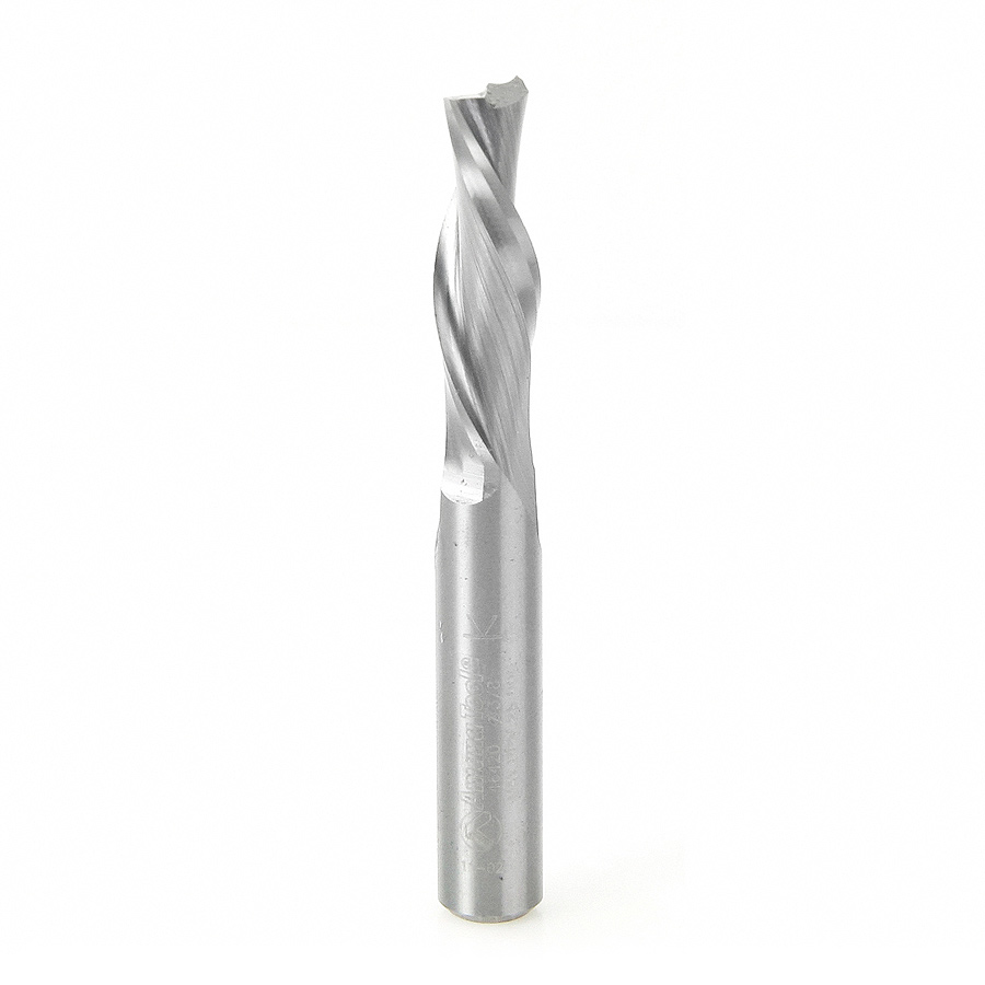 46420 Solid Carbide Spiral Plunge 3/8 Dia x 1-1/4 x 3/8 Shank Down-Cut