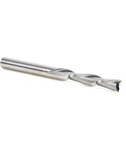 46421 Solid Carbide Spiral Plunge 1/4 Dia x 1-1/4 x 1/4 Inch Shank Down-Cut