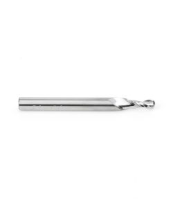 46424 Solid Carbide Up-Cut Spiral Ball Nose 3/32 Radius x 3/16 Dia x 1/2 x 1/4 Shank x 2-1/2 Inch Long x 2 Flute Router Bit