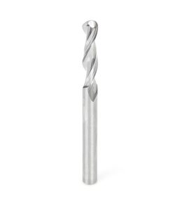 46428 Solid Carbide Up-Cut Spiral Ball Nose 1/8 Radius x 1/4 Dia x 1-1/8 x 1/4 Shank x 3 Inch Long x 2 Flute Router Bit