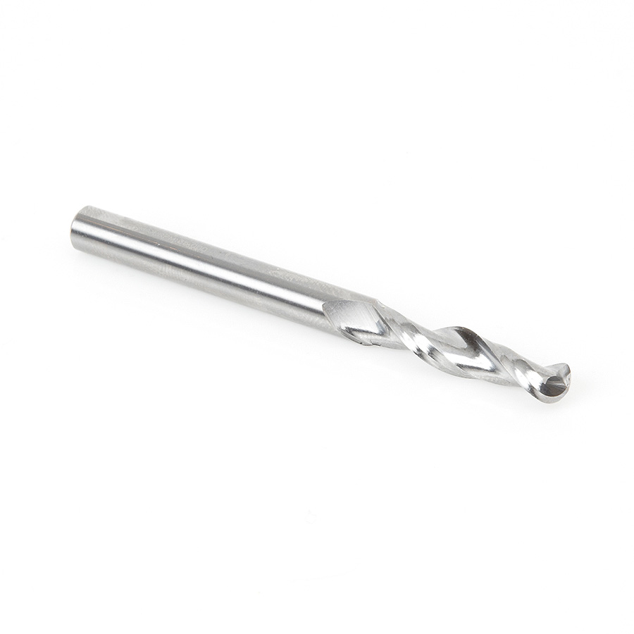 46428 Solid Carbide Up-Cut Spiral Ball Nose 1/8 Radius x 1/4 Dia x 1-1/8 x 1/4 Shank x 3 Inch Long x 2 Flute Router Bit