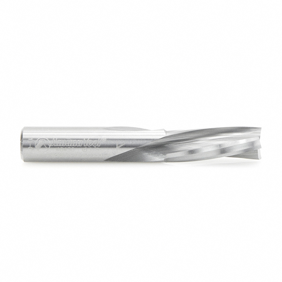 46430 Solid Carbide Slow Spiral Flute Plunge 3/8 Dia x 1 Inch x 3/8 Shank Router Bit