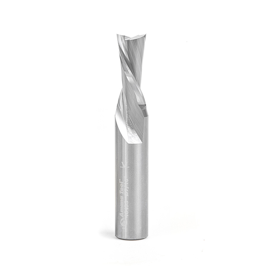 46435 Solid Carbide Spiral Plunge 7/16 Dia x 1 Inch x 1/2 Shank Down-Cut