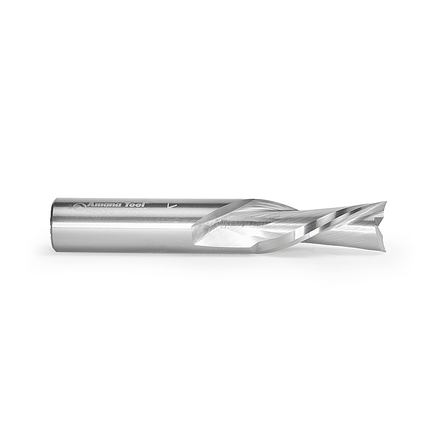 46436 Solid Carbide Spiral Plunge 1/2 Dia x 1-1/8 Inch x 1/2 Shank Down-Cut