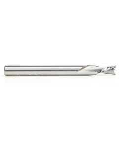 46437 Solid Carbide Spiral Plunge 1/4 Dia x 3/8 x 1/4 Inch Shank Down-Cut