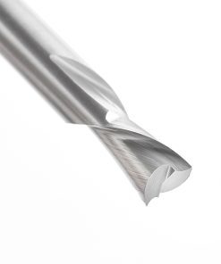 46437 Solid Carbide Spiral Plunge 1/4 Dia x 3/8 x 1/4 Inch Shank Down-Cut