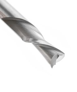 46438 Solid Carbide Spiral Plunge 1/4 Dia x 5/8 x 1/4 Inch Shank Down-Cut