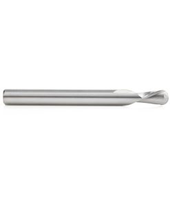 46475 Solid Carbide Down-Cut Ball Nose Spiral 1/4 Dia x 3/8 Inch x 1/4 Shank Router Bit