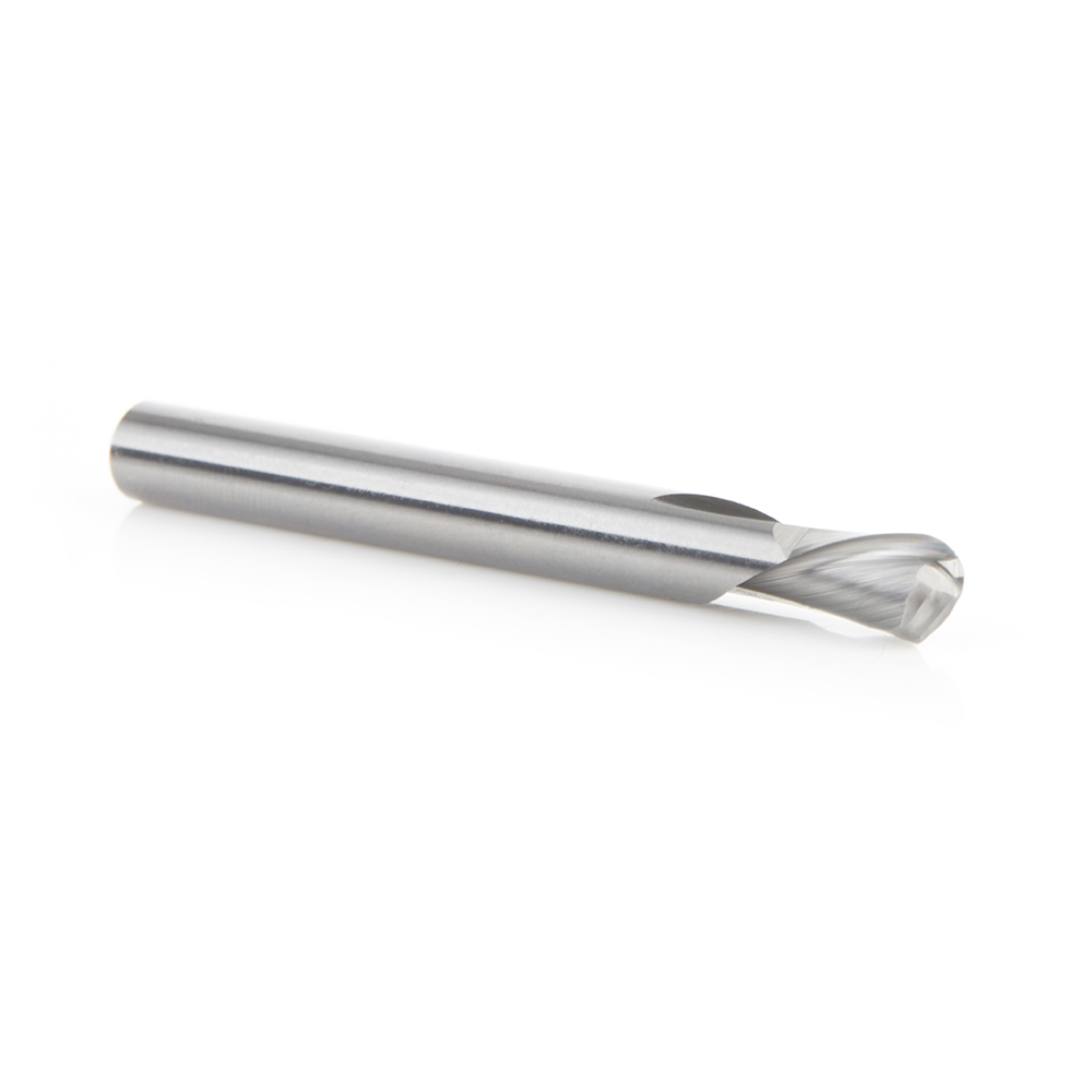 46475 Solid Carbide Down-Cut Ball Nose Spiral 1/4 Dia x 3/8 Inch x 1/4 Shank Router Bit
