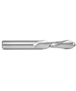 46478 Solid Carbide Down-Cut Ball Nose Spiral 3/8 Dia x 1-1/4 Inch x 3/8 Shank Router Bit