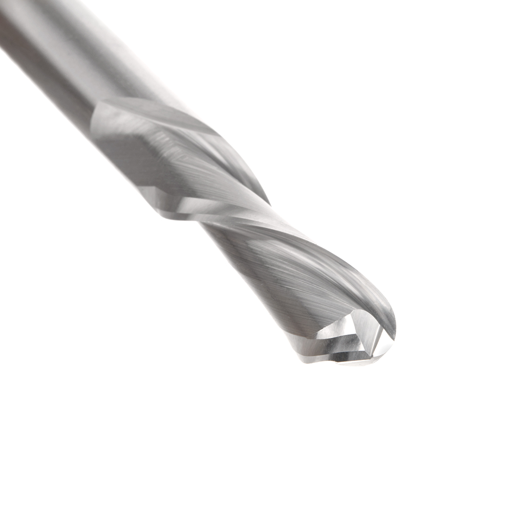 46478 Solid Carbide Down-Cut Ball Nose Spiral 3/8 Dia x 1-1/4 Inch x 3/8 Shank Router Bit