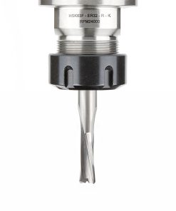 46492 Solid Carbide Slow Spiral O Flute Acrylic Cutting 1/2 Dia x 1-1/4 Inch x 1/2 Shank Down-Cut Router Bit
