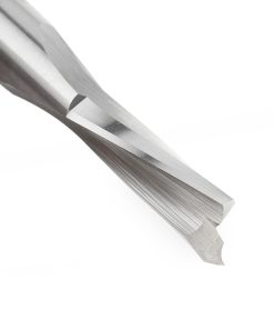 46492 Solid Carbide Slow Spiral O Flute Acrylic Cutting 1/2 Dia x 1-1/4 Inch x 1/2 Shank Down-Cut Router Bit