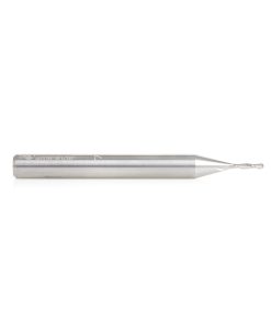 46510 Solid Carbide Up-Cut Ball Nose Spiral 1/16 Dia x 1/4 Inch x 1/4 Shank Router Bit