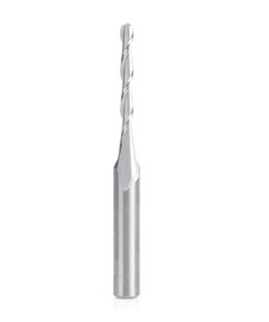 46512 Solid Carbide Up-Cut Ball Nose Spiral 1/8 Dia x 1 Inch x 1/4 Shank Router Bit