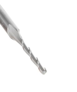 46512 Solid Carbide Up-Cut Ball Nose Spiral 1/8 Dia x 1 Inch x 1/4 Shank Router Bit
