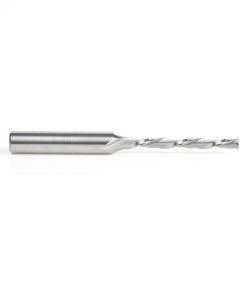 46564 Solid Carbide CNC Foam Cutting Down-Cut Square End Spiral 1/8 Dia x 1-1/8 x 1/4 Shank x 2-1/2 Inch Long Router Bit