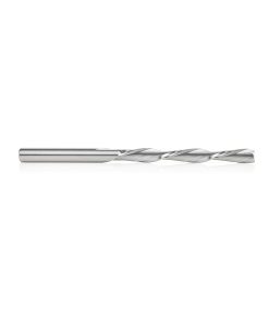 46566 Solid Carbide CNC Foam Down-Cut Cutting Square End Spiral 1/4 Dia x 2-1/4 x 1/4 Shank x 4 Inch Long Router Bit