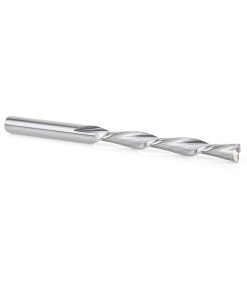 46566 Solid Carbide CNC Foam Down-Cut Cutting Square End Spiral 1/4 Dia x 2-1/4 x 1/4 Shank x 4 Inch Long Router Bit