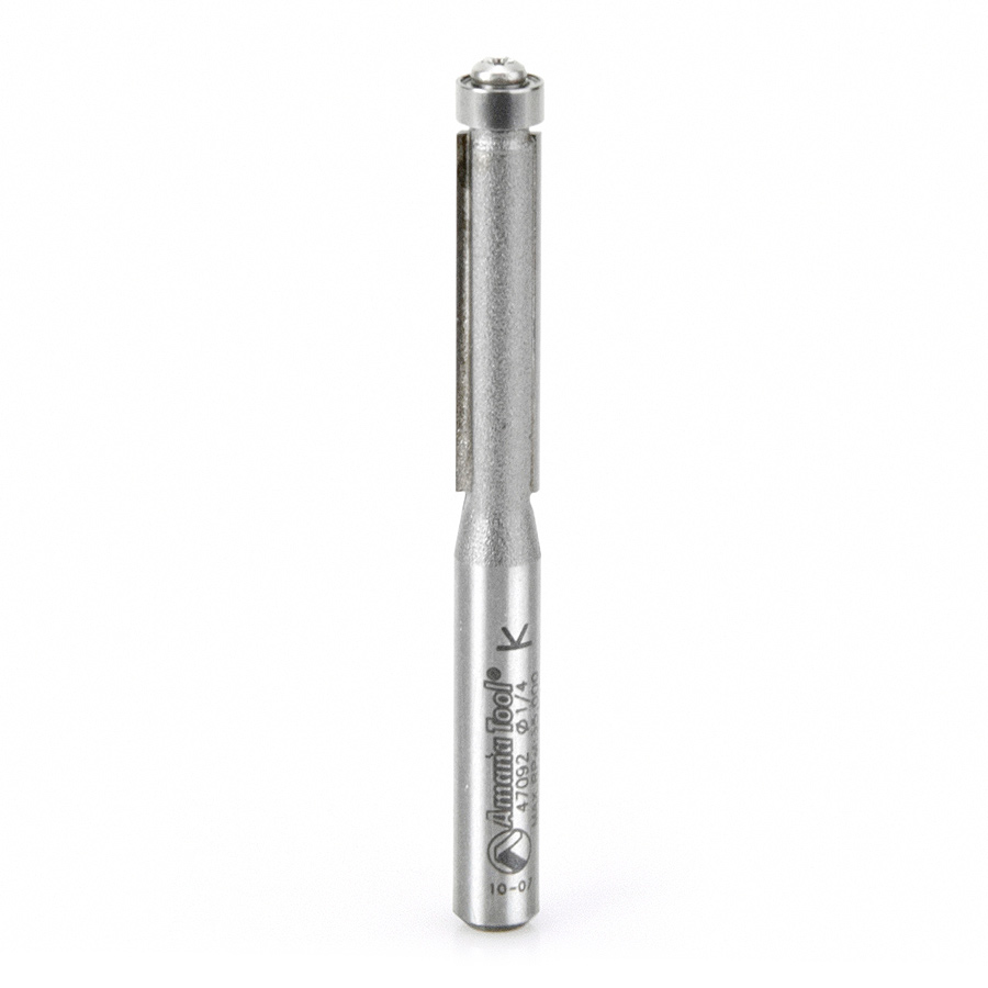 47092 Carbide Tipped Flush Trim 1/4 Dia x 1 Inch x 1/4 Shank
