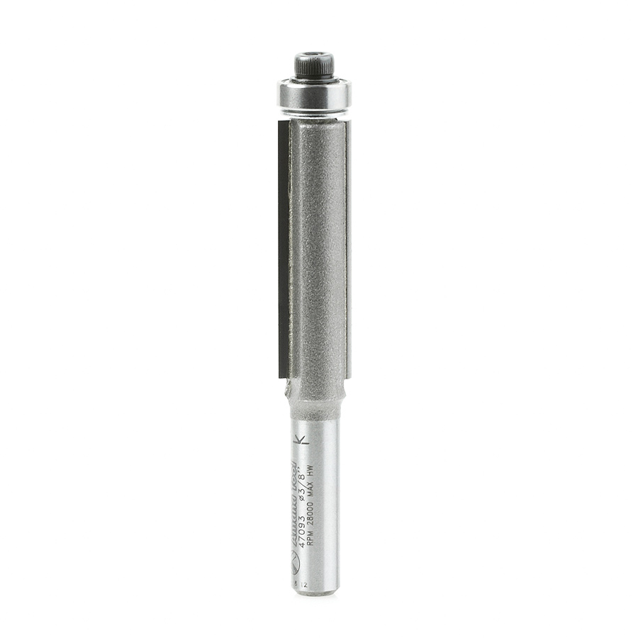 47093 Carbide Tipped Flush Trim 3/8 Dia x 1-1/4 Inch x 1/4 Shank