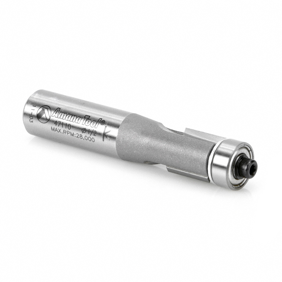 47110 Carbide Tipped Flush Trim 1/2 Dia x 1/2 x 1/2 Inch Shank