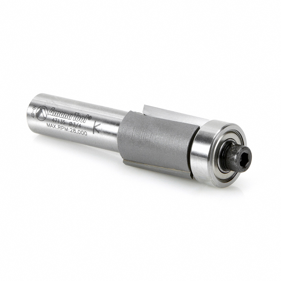 47135 Carbide Tipped Down-Shear SuperTrim™ Flush Trim 3/4 Dia x 1 Inch x 1/2 Shank