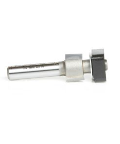 47147 Carbide Tipped Laminate Trimmer with Euro™ Square Bearing 1/2 Dia x 19/64 x 1/4 Inch Shank Router Bit